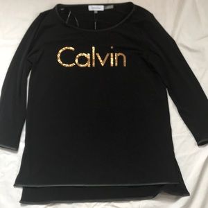 Calvin Klein long sleeve blouse/top